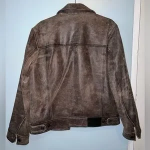 Schott TRUCKER - Lederjacke - Rouille/braun